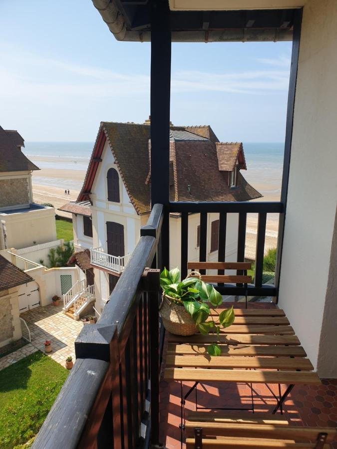 M2M Studio Magnifique Vue Mer - Avec Balcon - Les Pieds Dans L Eau! Blonville-sur-Mer Exteriör bild