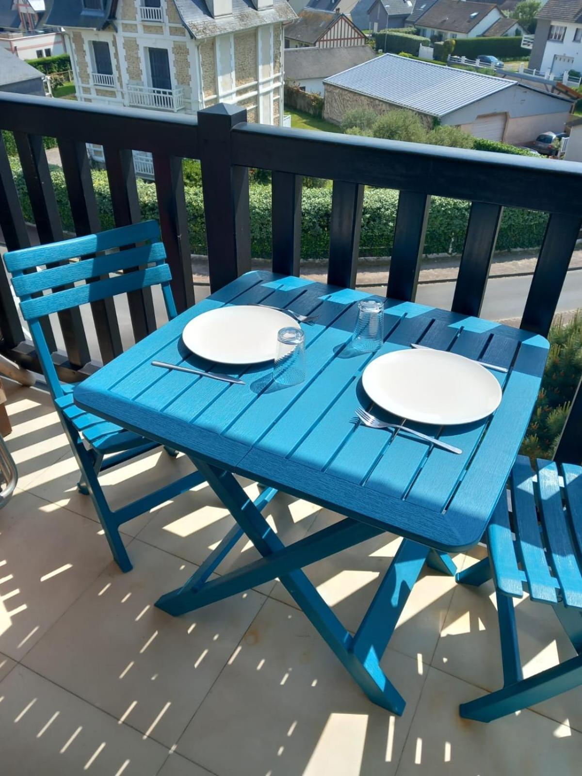 M2M Studio Magnifique Vue Mer - Avec Balcon - Les Pieds Dans L Eau! Blonville-sur-Mer Exteriör bild